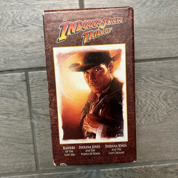 Indiana Jones trilogy VHS boxed set trilogy collector’s edition raiders lost ark - Picture 1 of 13